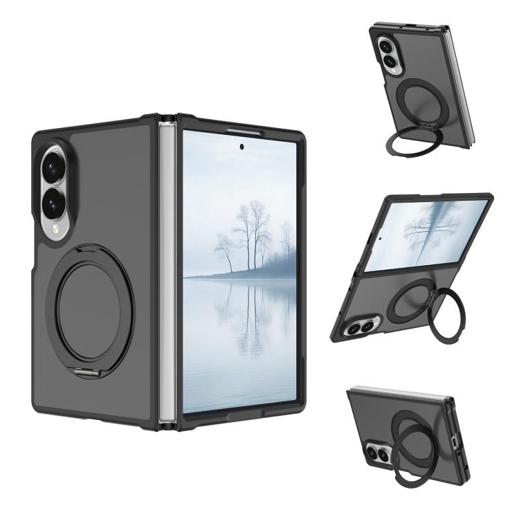 Custodia magnetica con supporto girevole Skin Feel per telefono, For Galaxy Z Fold8 5G, For Galaxy Z Fold8 Ultra 5G