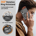 Custodia magnetica con supporto girevole Skin Feel per telefono, For Galaxy Z Fold8 5G, For Galaxy Z Fold8 Ultra 5G