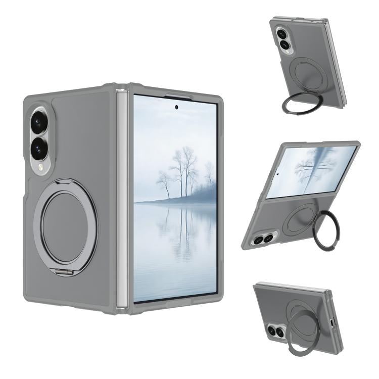 Custodia magnetica con supporto girevole Skin Feel per telefono, For Galaxy Z Fold8 5G, For Galaxy Z Fold8 Ultra 5G