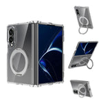 Custodia magnetica trasparente antigraffio con supporto girevole per telefono., For Galaxy Z Fold8 5G, For Galaxy Z Fold8 Ultra 5G, For Galaxy Z Flip8 5G