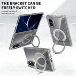 Custodia magnetica trasparente antigraffio con supporto girevole per telefono., For Galaxy Z Fold8 5G, For Galaxy Z Fold8 Ultra 5G, For Galaxy Z Flip8 5G