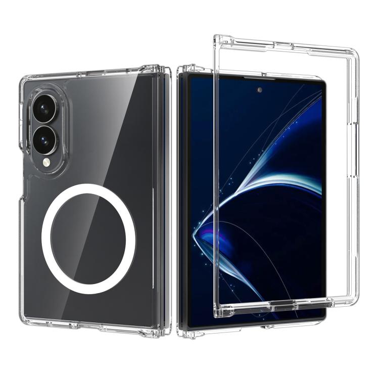 Custodia magnetica trasparente antigraffio per telefono, For Galaxy Z Fold8 5G