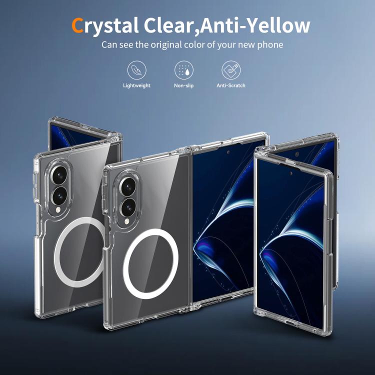Custodia magnetica trasparente antigraffio per telefono, For Galaxy Z Fold8 5G