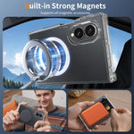 Custodia magnetica trasparente antigraffio per telefono, For Galaxy Z Fold8 5G