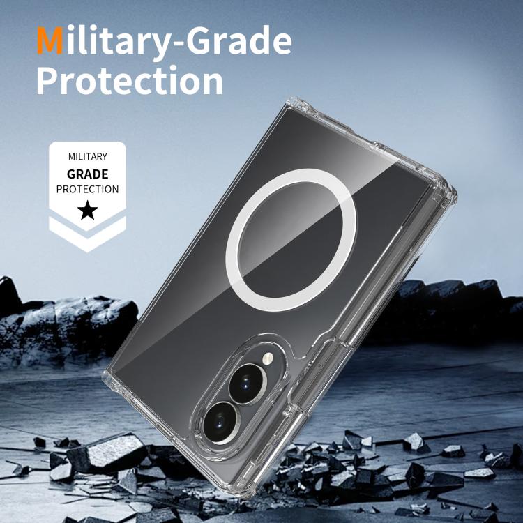Custodia magnetica trasparente antigraffio per telefono, For Galaxy Z Fold8 5G