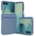 Cover per telefono ibrida in TPU e PC con cerniera, effetto pelle e colori a contrasto., For Galaxy Z Fold8 5G, For Galaxy Z Fold8 Ultra 5G, For Galaxy Z Flip8 5G