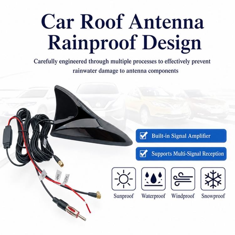 Auto Auto Antenna a cupola a pinna di squalo Antenna GPS Ricevitore attivo
