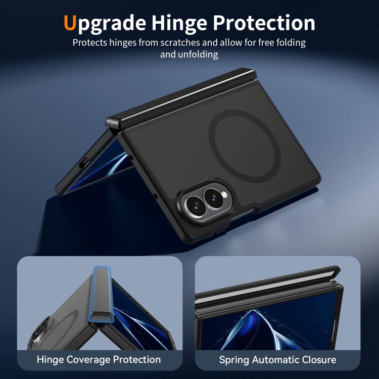 Custodia magnetica ibrida in TPU e PC con cerniera, piacevole al tatto., For Galaxy Z Fold8 5G, For Galaxy Z Fold8 Ultra 5G, For Galaxy Z Flip8 5G