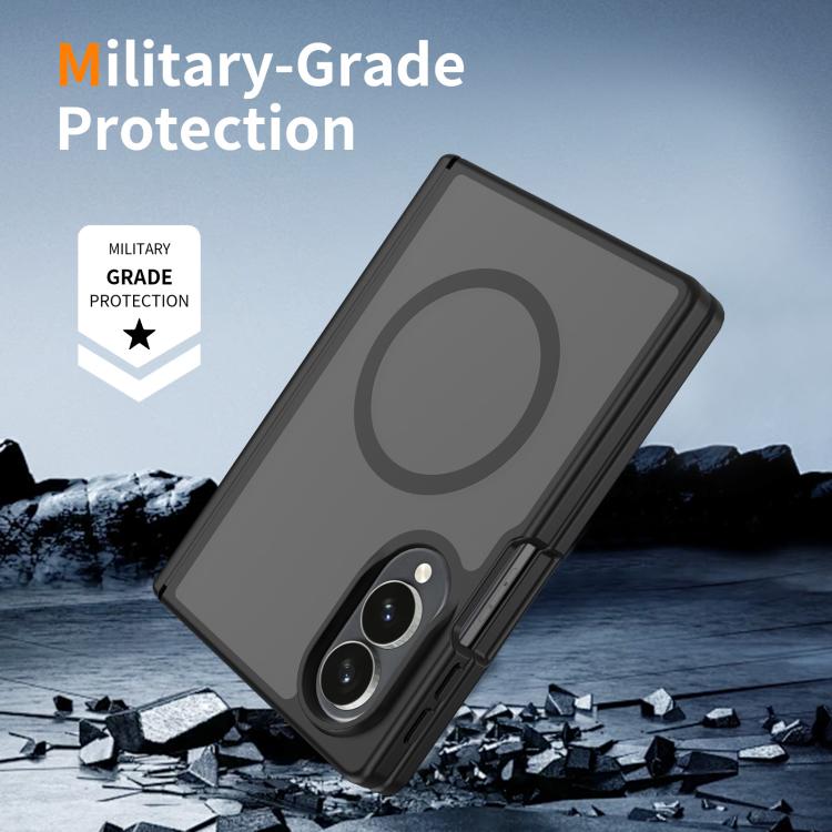 Custodia magnetica ibrida in TPU e PC con cerniera, piacevole al tatto., For Galaxy Z Fold8 5G, For Galaxy Z Fold8 Ultra 5G, For Galaxy Z Flip8 5G