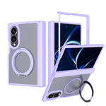 Custodia magnetica per telefono Skin Feel con supporto girevole e cerniera, For Galaxy Z Fold8 5G, For Galaxy Z Fold8 Ultra 5G, For Galaxy Z Flip8 5G