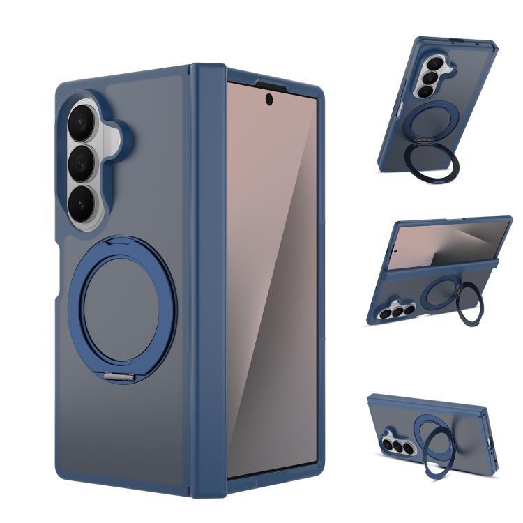 Custodia magnetica per telefono Skin Feel con supporto girevole e cerniera, For Galaxy Z Fold8 5G, For Galaxy Z Fold8 Ultra 5G, For Galaxy Z Flip8 5G