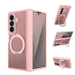Custodia magnetica per telefono Skin Feel con supporto girevole e cerniera, For Galaxy Z Fold8 5G, For Galaxy Z Fold8 Ultra 5G, For Galaxy Z Flip8 5G