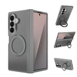 Custodia magnetica per telefono Skin Feel con supporto girevole e cerniera, For Galaxy Z Fold8 5G, For Galaxy Z Fold8 Ultra 5G, For Galaxy Z Flip8 5G