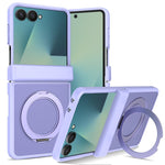 Custodia magnetica per telefono Skin Feel con supporto girevole e cerniera, For Galaxy Z Fold8 5G, For Galaxy Z Fold8 Ultra 5G, For Galaxy Z Flip8 5G