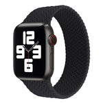 Cinturino in silicone con motivo intrecciato a giro singolo per Apple Watch Series 6 e SE e 5 e 4 40 mm / 3 e 2 e 1 38 mm, S, M, L