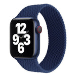 Cinturino in silicone con motivo intrecciato a giro singolo per Apple Watch Series 6 e SE e 5 e 4 40 mm / 3 e 2 e 1 38 mm, S, M, L