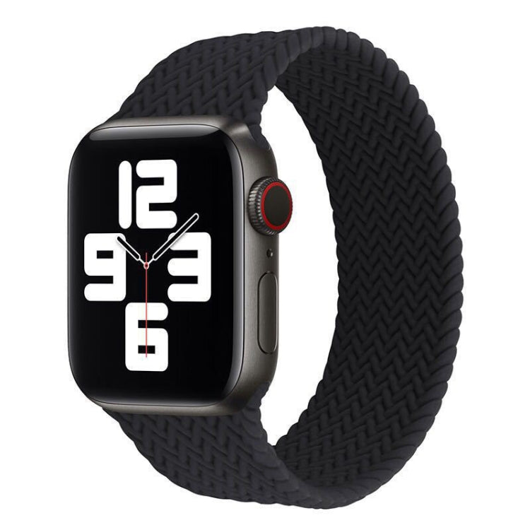 Cinturino in silicone con motivo intrecciato a giro singolo per Apple Watch Series 6 e SE e 5 e 4 40 mm / 3 e 2 e 1 38 mm, S, M, L