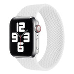 Cinturino in silicone con motivo intrecciato a giro singolo per Apple Watch Series 6 e SE e 5 e 4 40 mm / 3 e 2 e 1 38 mm, S, M, L
