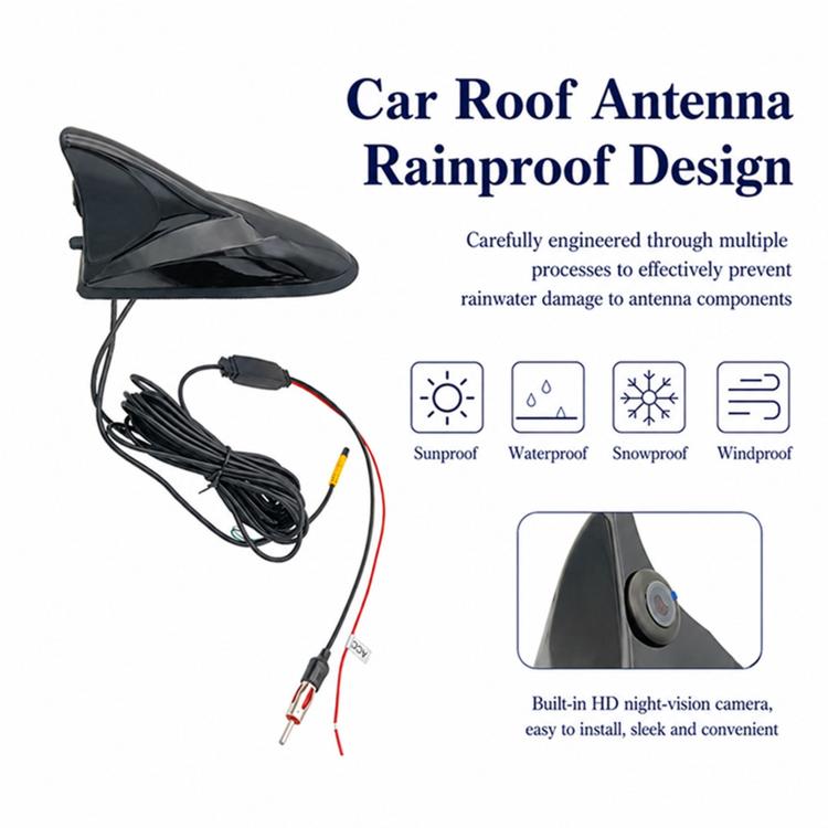 Auto Shark Fin Telecamera AHD Antenna radio Ricevitore attivo