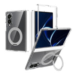 Custodia magnetica trasparente antigraffio con supporto girevole e cerniera per telefono., For Galaxy Z Fold8 5G, For Galaxy Z Fold8 Ultra 5G, For Galaxy Z Flip8 5G