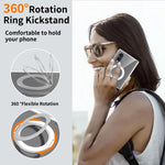 Custodia magnetica trasparente antigraffio con supporto girevole e cerniera per telefono., For Galaxy Z Fold8 5G, For Galaxy Z Fold8 Ultra 5G, For Galaxy Z Flip8 5G