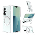 Custodia magnetica trasparente antigraffio con supporto girevole e cerniera per telefono., For Galaxy Z Fold8 5G, For Galaxy Z Fold8 Ultra 5G, For Galaxy Z Flip8 5G