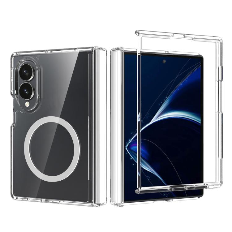 Custodia magnetica trasparente antigraffio per telefono con cerniera, For Galaxy Z Fold8 5G, For Galaxy Z Fold8 Ultra 5G, For Galaxy Z Flip8 5G
