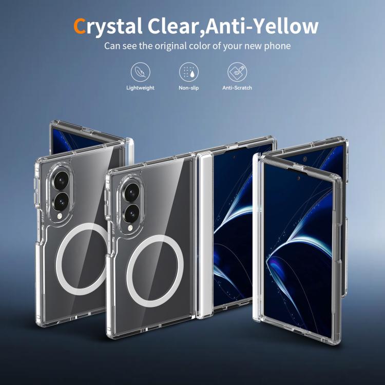 Custodia magnetica trasparente antigraffio per telefono con cerniera, For Galaxy Z Fold8 5G, For Galaxy Z Fold8 Ultra 5G, For Galaxy Z Flip8 5G