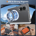 Custodia magnetica trasparente antigraffio per telefono con cerniera, For Galaxy Z Fold8 5G, For Galaxy Z Fold8 Ultra 5G, For Galaxy Z Flip8 5G