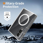 Custodia magnetica trasparente antigraffio per telefono con cerniera, For Galaxy Z Fold8 5G, For Galaxy Z Fold8 Ultra 5G, For Galaxy Z Flip8 5G
