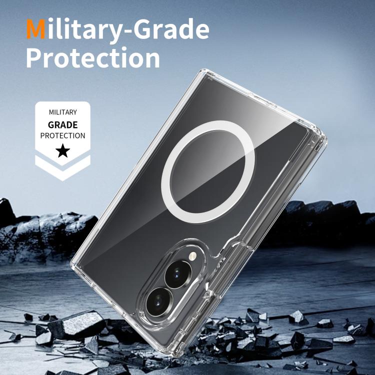 Custodia magnetica trasparente antigraffio per telefono con cerniera, For Galaxy Z Fold8 5G, For Galaxy Z Fold8 Ultra 5G, For Galaxy Z Flip8 5G