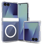 Custodia magnetica trasparente antigraffio per telefono con cerniera, For Galaxy Z Fold8 5G, For Galaxy Z Fold8 Ultra 5G, For Galaxy Z Flip8 5G