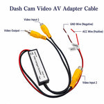 Cavo adattatore video HD 2 ingressi 1 uscita per dash camera