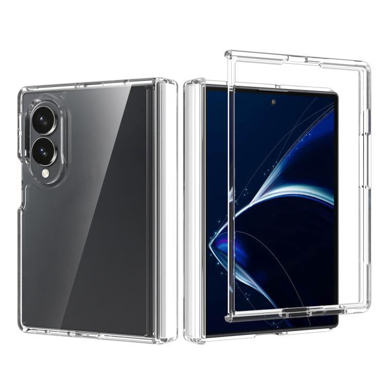 Custodia per telefono trasparente antigraffio in acrilico con cerniera, For Galaxy Z Fold8 5G, For Galaxy Z Fold8 Ultra 5G, For Galaxy Z Flip8 5G
