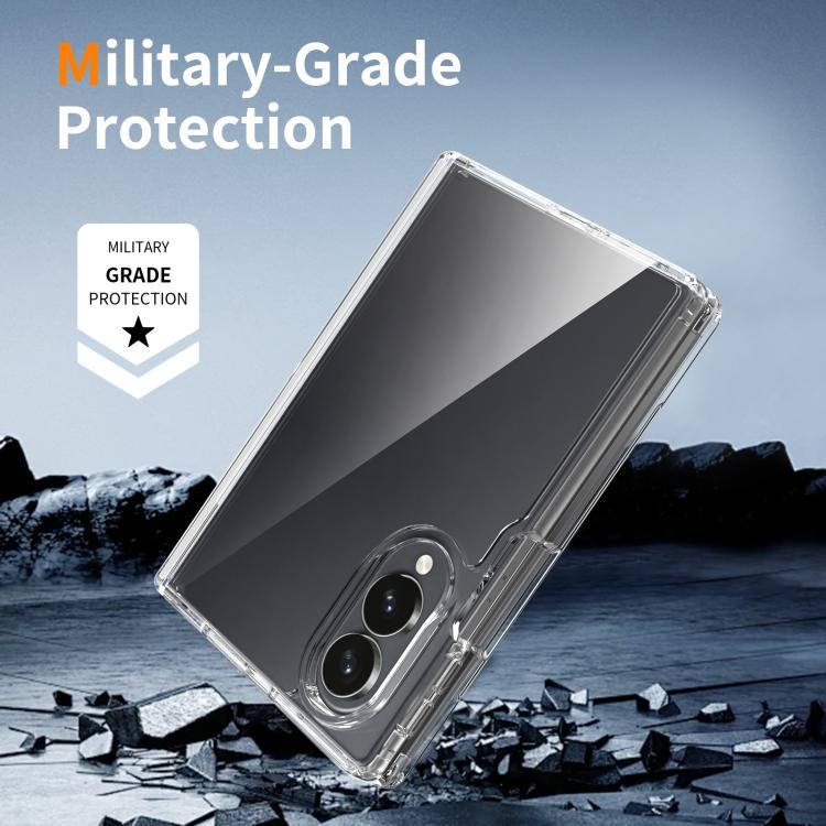 Custodia per telefono trasparente antigraffio in acrilico con cerniera, For Galaxy Z Fold8 5G, For Galaxy Z Fold8 Ultra 5G, For Galaxy Z Flip8 5G