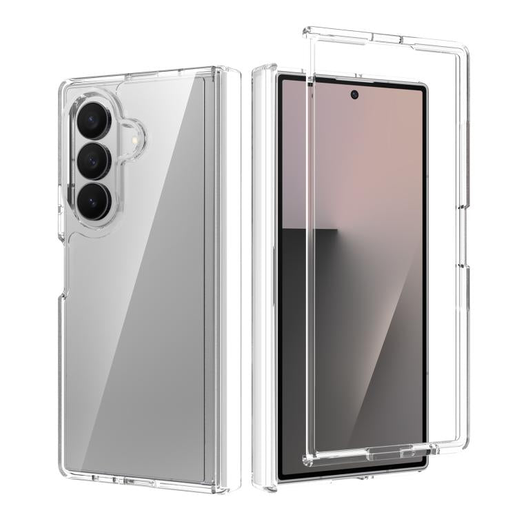 Custodia per telefono trasparente antigraffio in acrilico con cerniera, For Galaxy Z Fold8 5G, For Galaxy Z Fold8 Ultra 5G, For Galaxy Z Flip8 5G