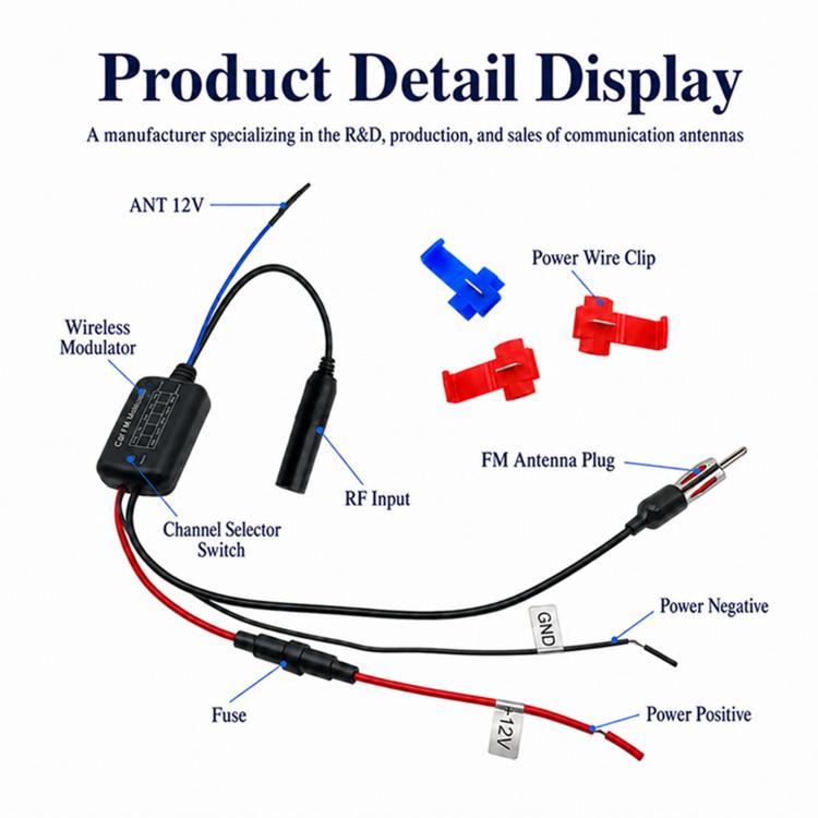 Selettore audio per antenna amplificata dell'autoradio