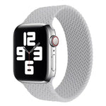 Cinturino in silicone con motivo intrecciato a giro singolo per Apple Watch Series 6 e SE e 5 e 4 44 mm / 3 e 2 e 1 42 mm, S, M, L