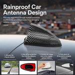 Decorazione per antenna a cupola a pinna di squalo per auto.