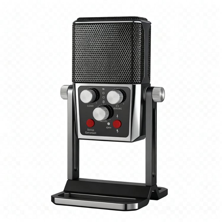 Microfono a condensatore ASMR multidirezionale BM-959PL per registrazioni.