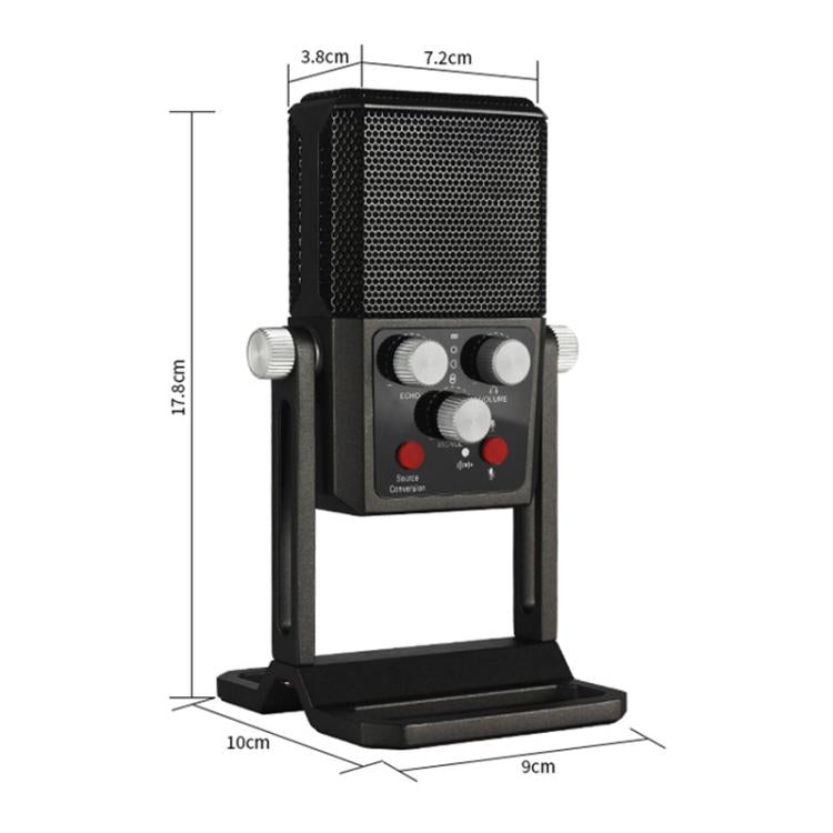 Microfono a condensatore ASMR multidirezionale BM-959PL per registrazioni.