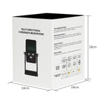 Microfono a condensatore ASMR multidirezionale BM-959PL per registrazioni.