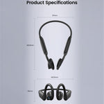 Cuffie intelligenti E12 con intelligenza artificiale, fotocamera HD da 8 MP, registrazione video e assistente vocale AI.