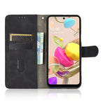 Tinta unita Skin Feel Fibbia magnetica Flip orizzontale Custodia in pelle PU con struttura in vitello con supporto e slot per schede e portafoglio, For LG K42, For LG Wing 5G, For OPPO Realme V5 / Realme Q2, For Wiko View5 Plus                         ...