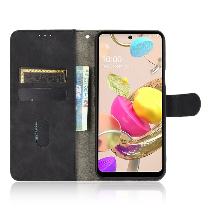Tinta unita Skin Feel Fibbia magnetica Flip orizzontale Custodia in pelle PU con struttura in vitello con supporto e slot per schede e portafoglio, For LG K42, For LG Wing 5G, For OPPO Realme V5 / Realme Q2, For Wiko View5 Plus                         ...