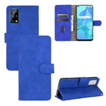 Tinta unita Skin Feel Fibbia magnetica Flip orizzontale Custodia in pelle PU con struttura in vitello con supporto e slot per schede e portafoglio, For LG K42, For LG Wing 5G, For OPPO Realme V5 / Realme Q2, For Wiko View5 Plus                         ...