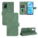 Tinta unita Skin Feel Fibbia magnetica Flip orizzontale Custodia in pelle PU con struttura in vitello con supporto e slot per schede e portafoglio, For LG K42, For LG Wing 5G, For OPPO Realme V5 / Realme Q2, For Wiko View5 Plus                         ...