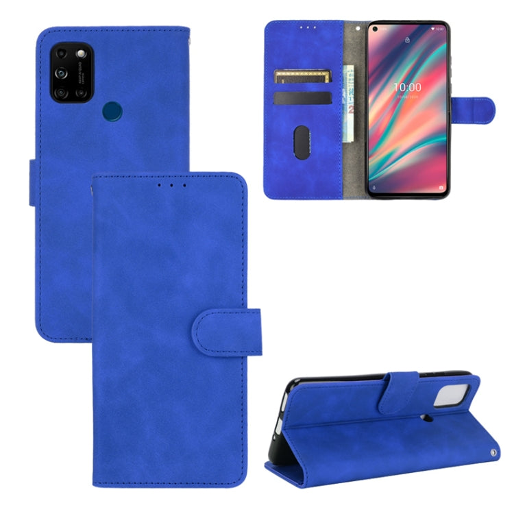 Tinta unita Skin Feel Fibbia magnetica Flip orizzontale Custodia in pelle PU con struttura in vitello con supporto e slot per schede e portafoglio, For LG K42, For LG Wing 5G, For OPPO Realme V5 / Realme Q2, For Wiko View5 Plus                         ...
