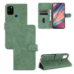 Tinta unita Skin Feel Fibbia magnetica Flip orizzontale Custodia in pelle PU con struttura in vitello con supporto e slot per schede e portafoglio, For LG K42, For LG Wing 5G, For OPPO Realme V5 / Realme Q2, For Wiko View5 Plus                         ...