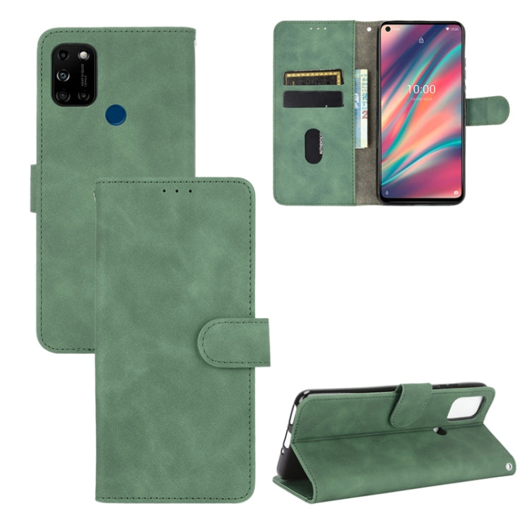 Tinta unita Skin Feel Fibbia magnetica Flip orizzontale Custodia in pelle PU con struttura in vitello con supporto e slot per schede e portafoglio, For LG K42, For LG Wing 5G, For OPPO Realme V5 / Realme Q2, For Wiko View5 Plus                         ...